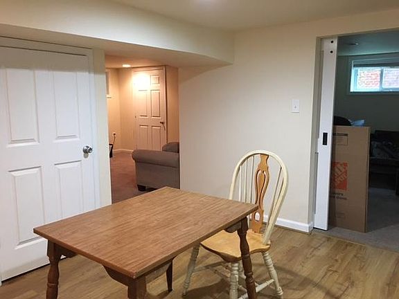 Into living room. Pantry at left.