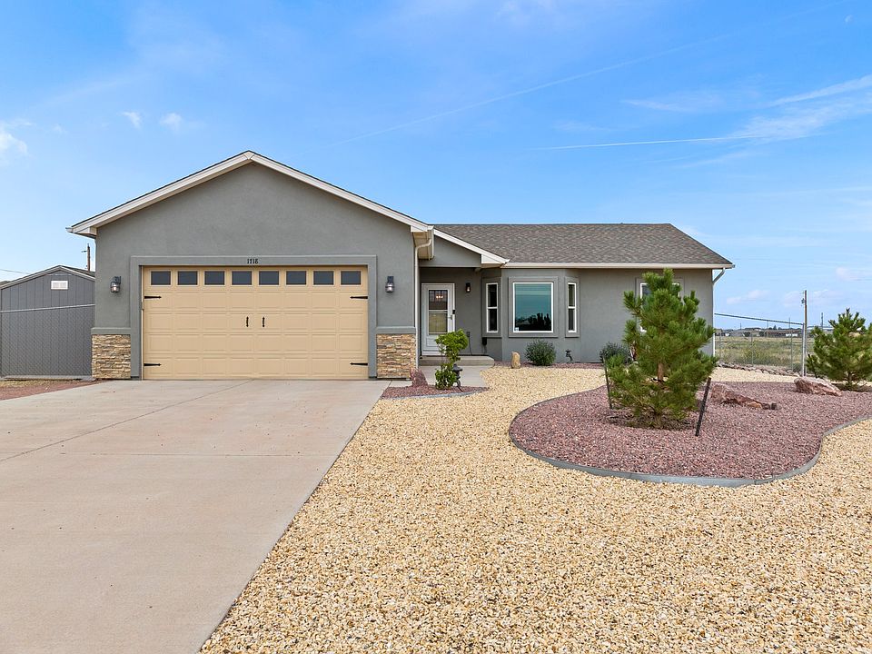 This yard is xeriscaped and beautiful!