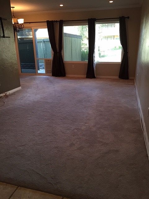 Spacious open living room