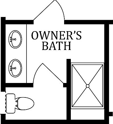First Floor Plan Optional Roman Owner s Bath