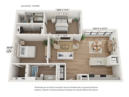 Floor plan B3