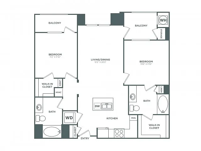 Floor plan The Balboa