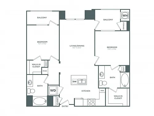 Floor plan The Balboa