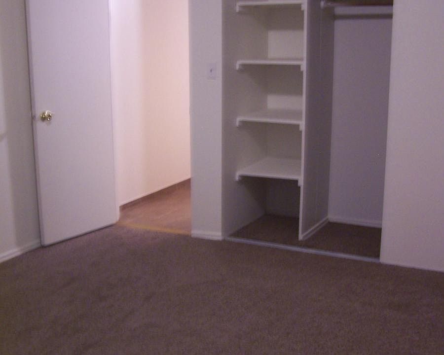 large bedroom with storage