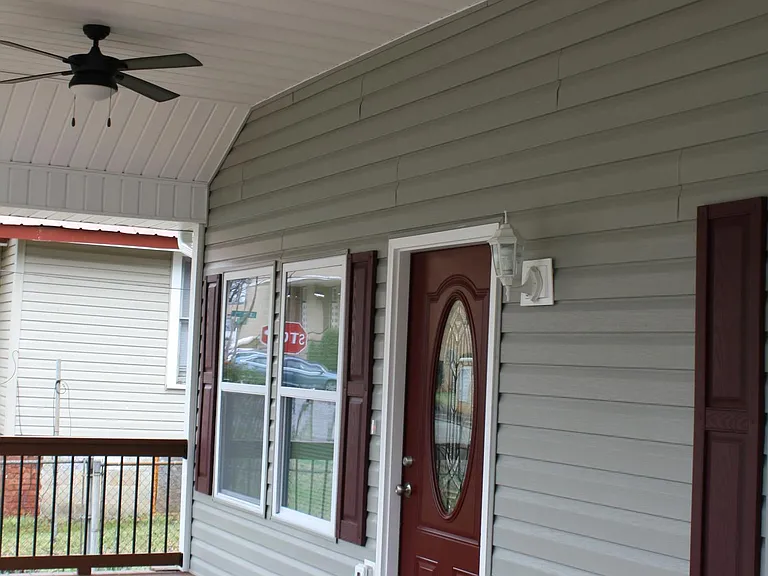 Rocking Chair Front Porch with Double Fans