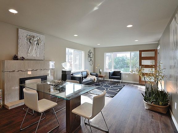 Sunny south and west-facing windows provide lots of light.
