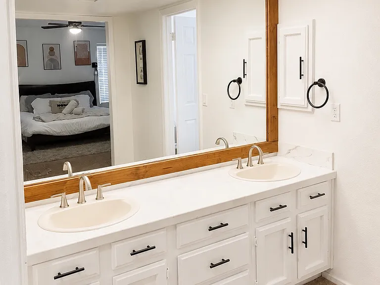 Master Bathroom Double Sink