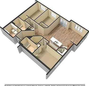 3 bd, 2 bt
F Unit 3 bd, 2 bt
F Unit