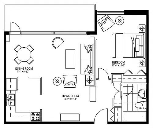 Floor plan 2304 Weston - Plan B