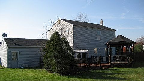 The back of the house