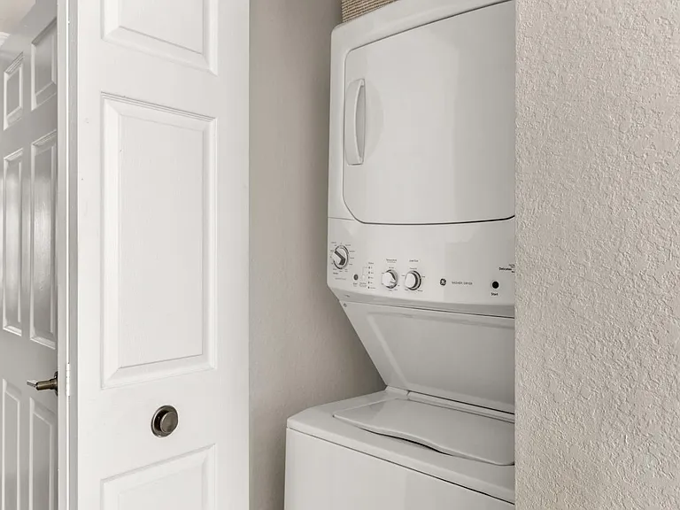 In-home laundry setup