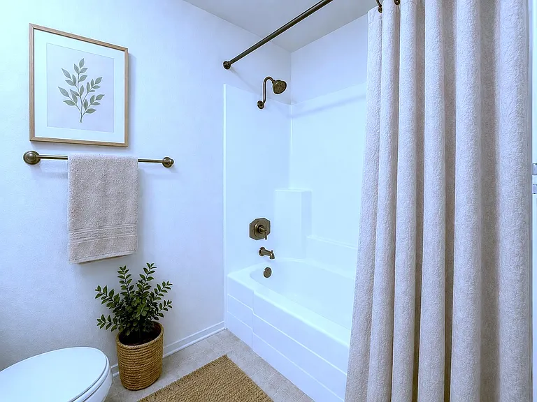 Bathroom (virtually staged)