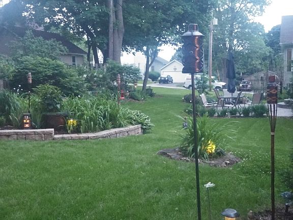 Backyard view to the right