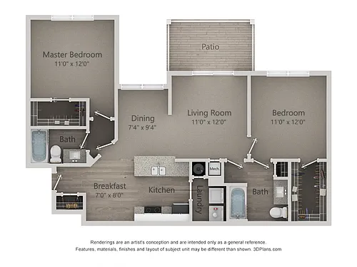 Floor plan BARRINGTON