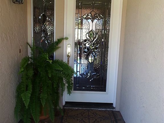 Custom Leaded Glass Entry Door