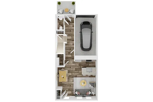 Floor plan Bearberry Townhome