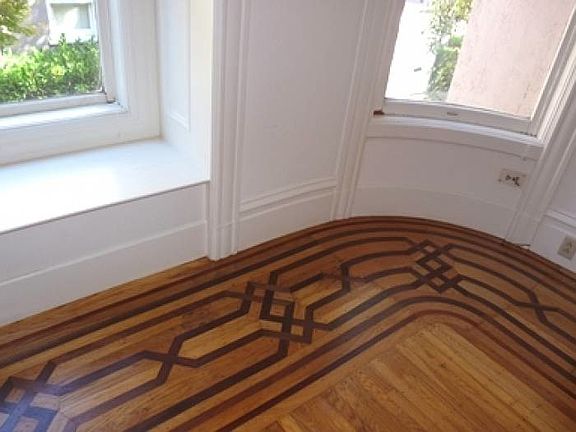 Inlaid wood floors