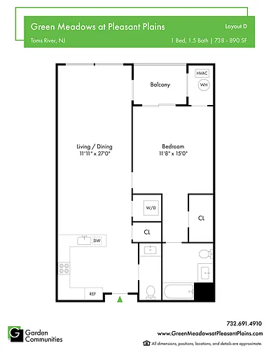 Floor plan $3.52/sq.ft. - Layout D