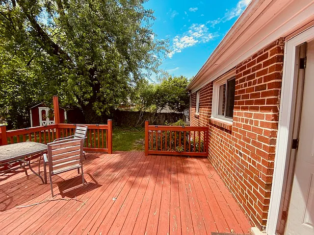 Deck area