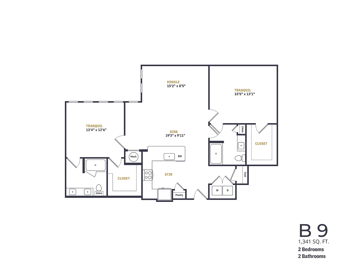 Floor plan B9