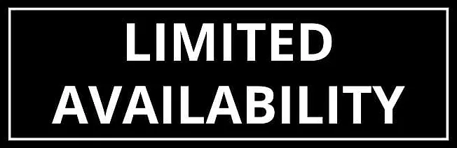Limited Availability Limited Availability