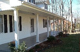 Enjoy the beautiful mountain setting on the 2-level back decks.