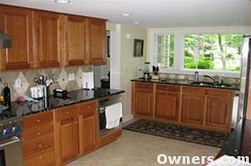 New custom cherry kitchen.