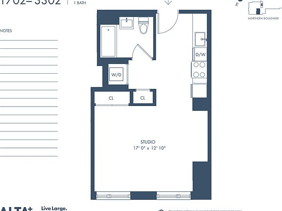 2nd image of 29-22 Northern Blvd #3302