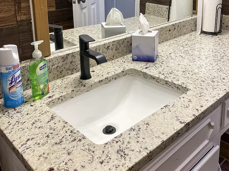Main Floor Bathroom Vanity and Supplies
