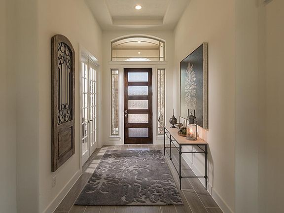 Fulshear Run Soave Model Home Plan Foyer