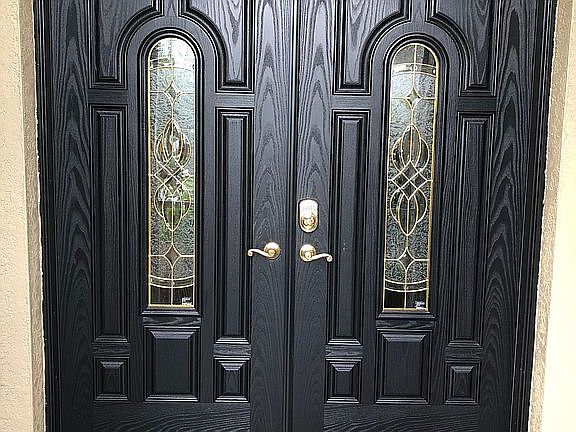 Fiberglass front doors