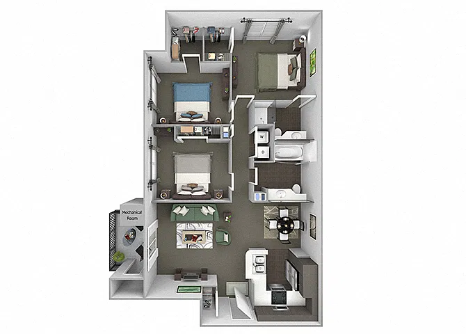 Floor plan C1 (Blue Oak)
