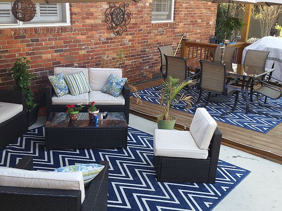 Beautiful patio and deck 