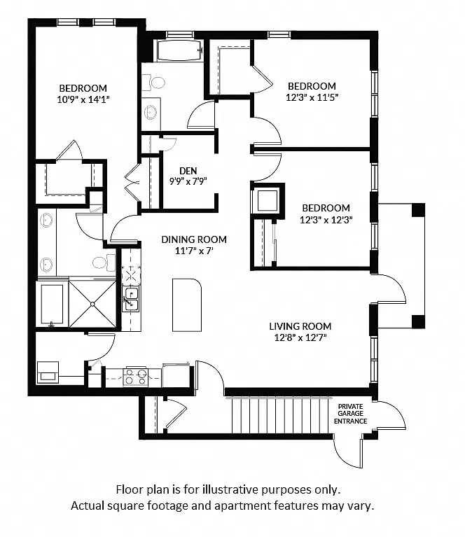 Floor plan C2 WITH GARAGE