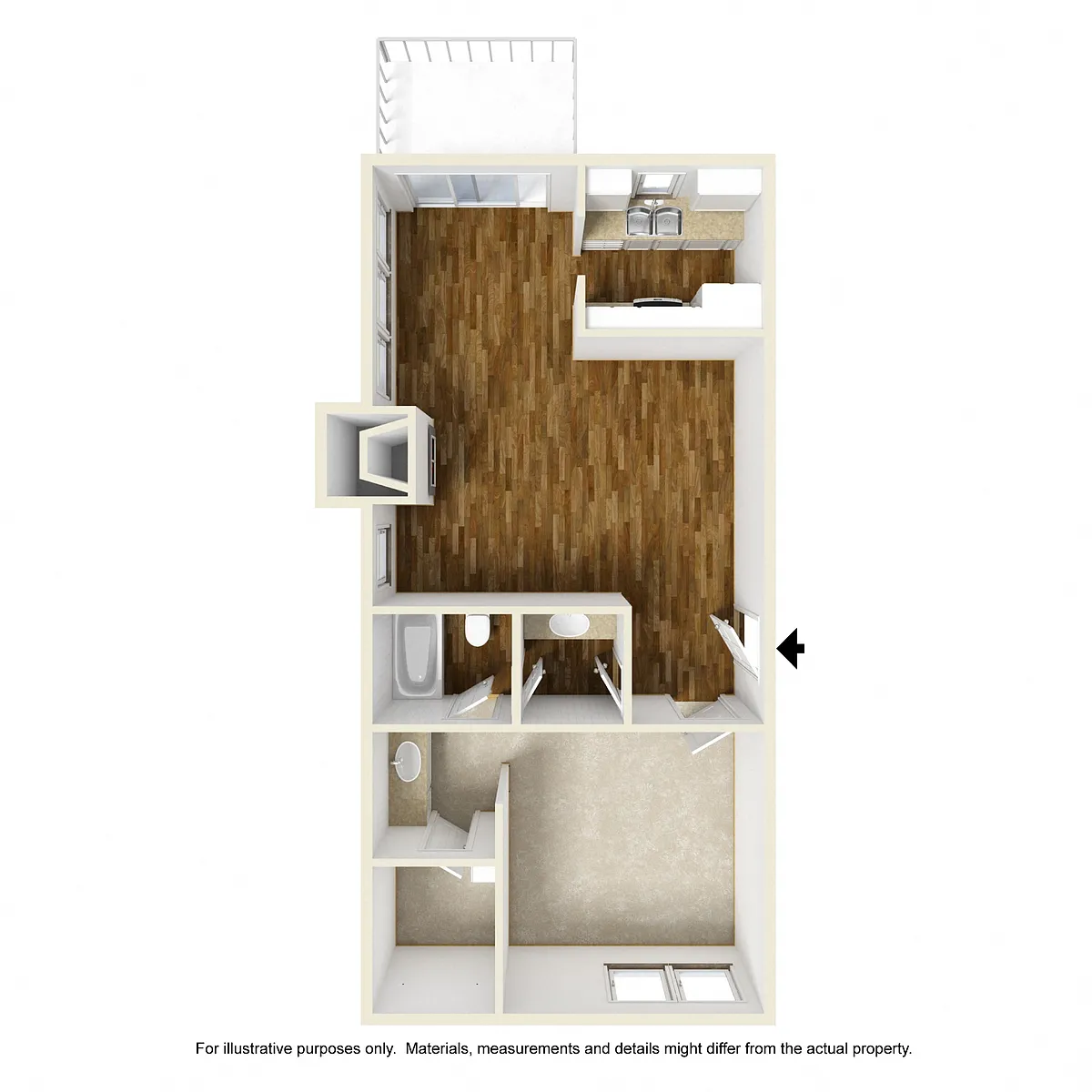 Floor plan Pinehurst-A1