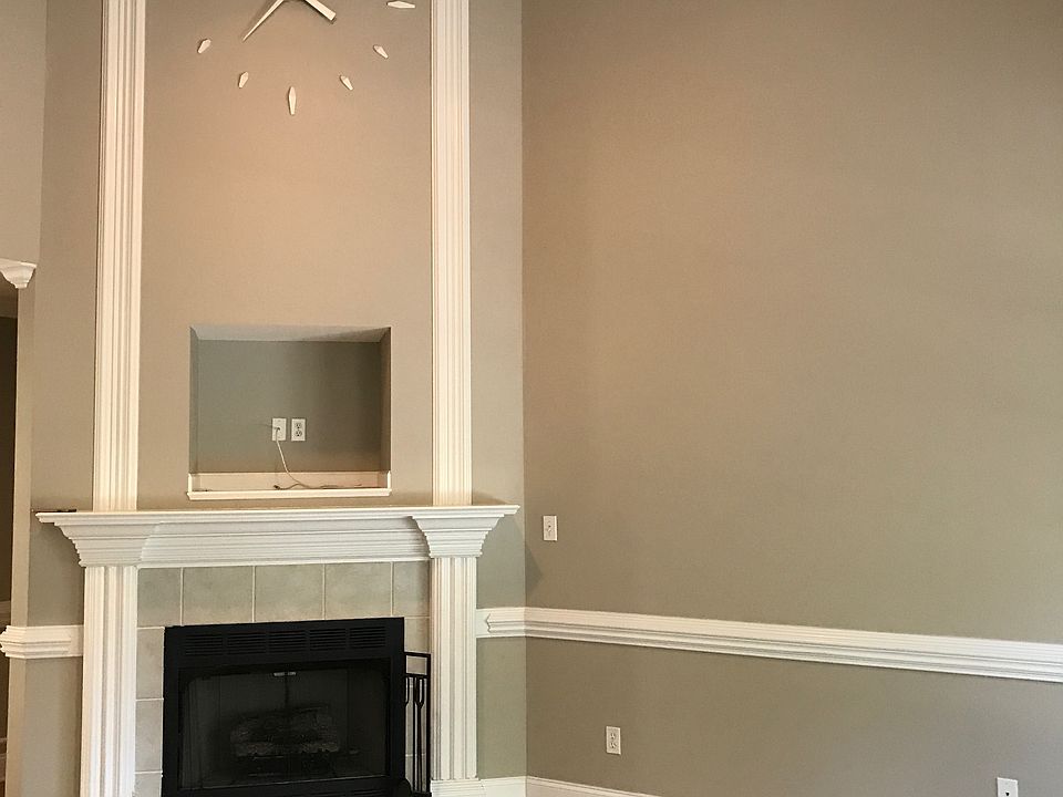 vaulted living room