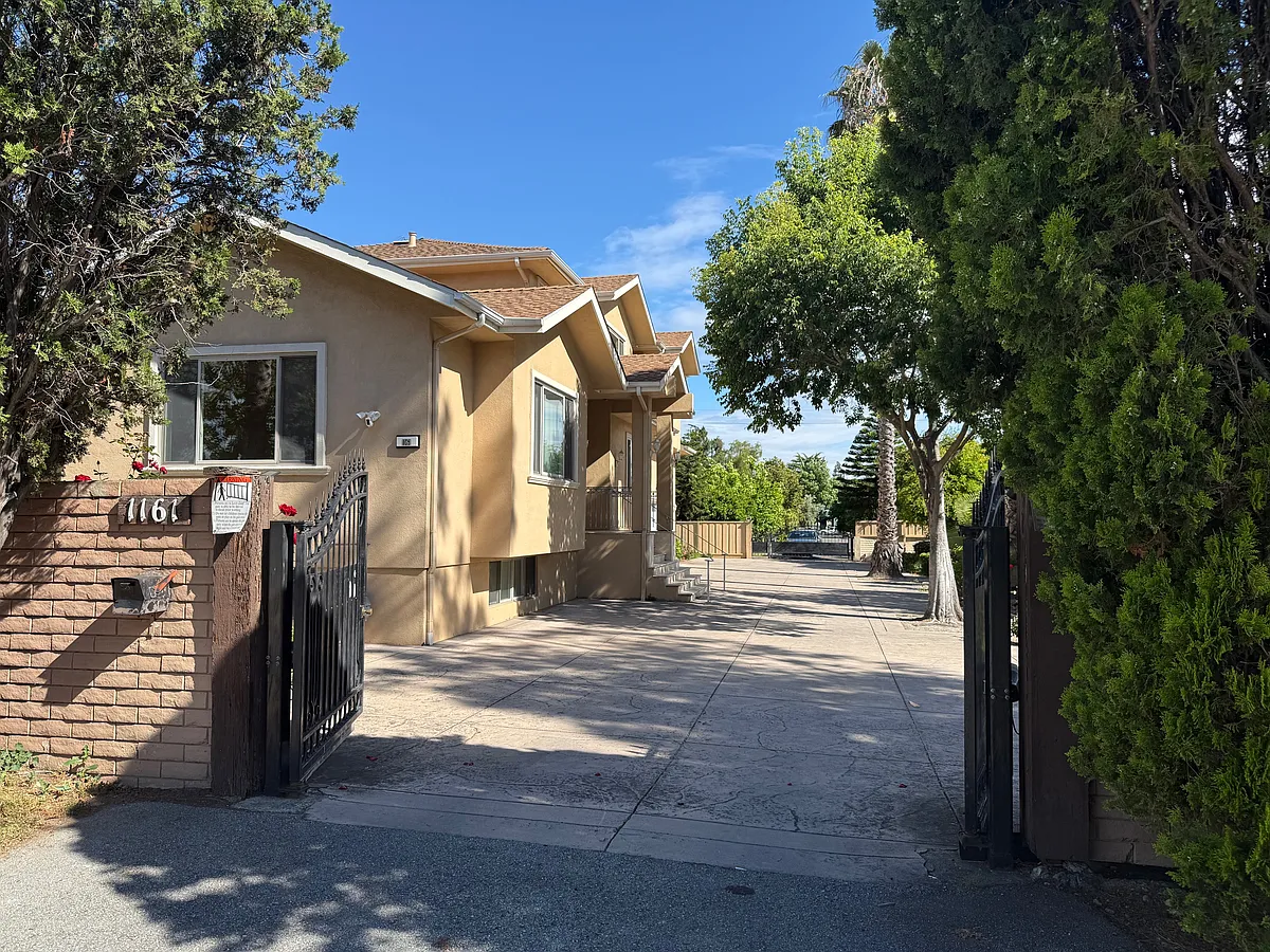Gated entry with remote doors - 1161 Pedro St