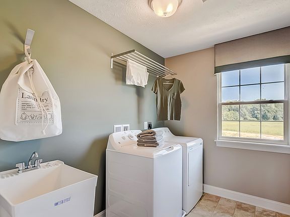 Second floor laundry room