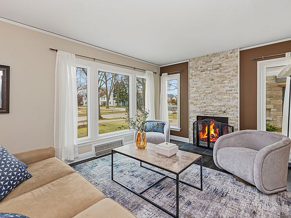 Beautiful Lannon Stone Fireplace