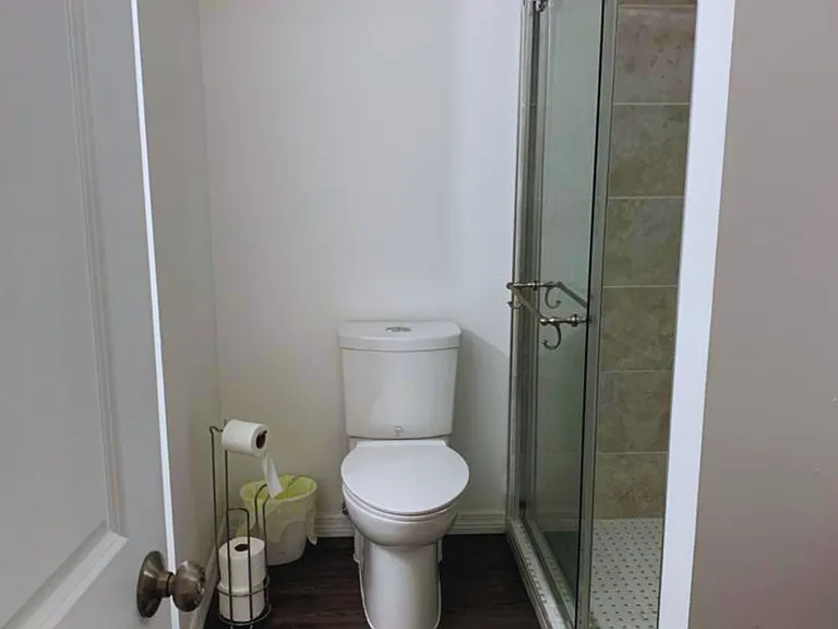 Fresh, Clean Bathroom with Everyday Essentials.