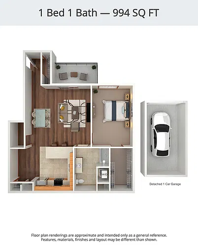 Floor plan 1B1B Westminster 1st FL