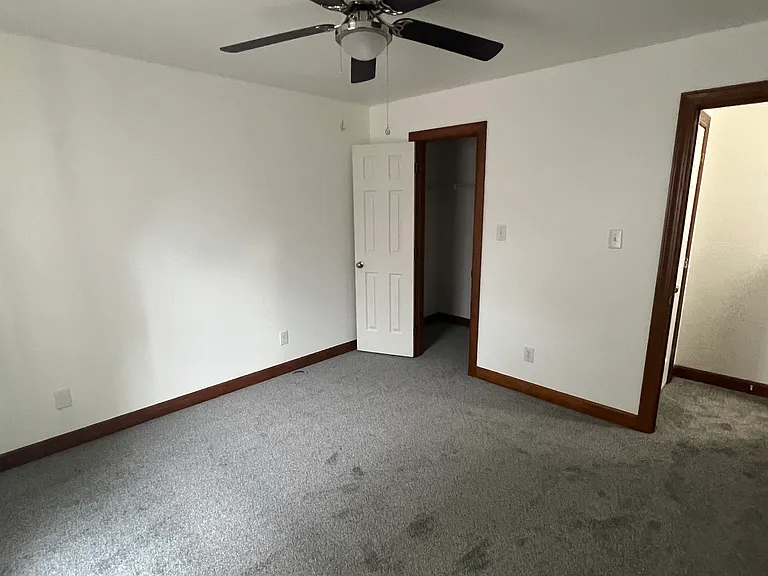2nd bedroom on the left w/ small walk in closet