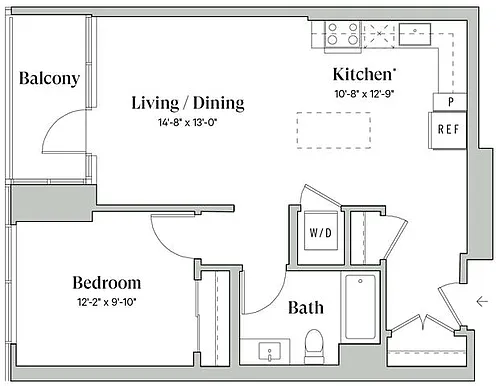 Floor plan B8