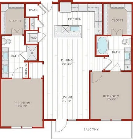 Floor plan B1