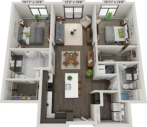 Floor plan B2