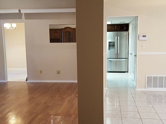 From hallway to front rms