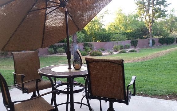 Green Lawn adjoining the Patio