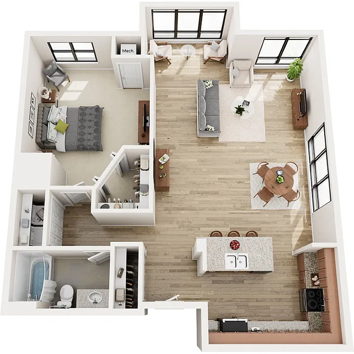 Floor plan A16