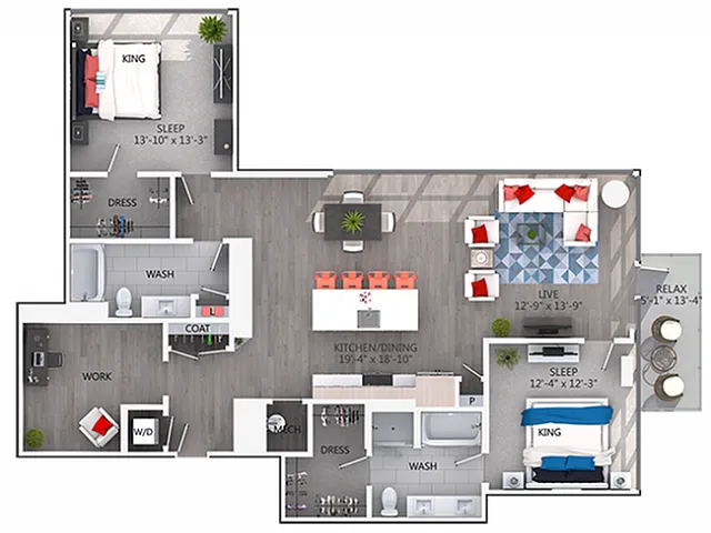 Floor plan C9DP
