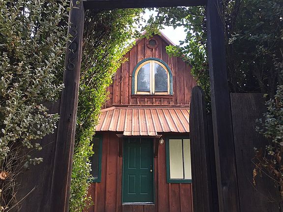 Gated front entrance 